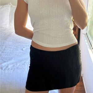 Reformation Carla Low Waist Skirt